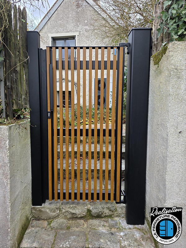 Portillon de jardin Granit de Kostum dans les Yvelines - La Fermeture Parisienne